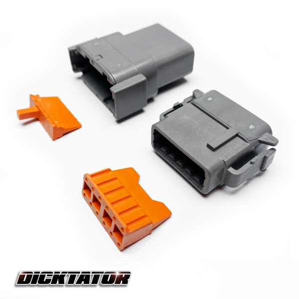 12-Pin Deutsch DTM Connectors & Pins