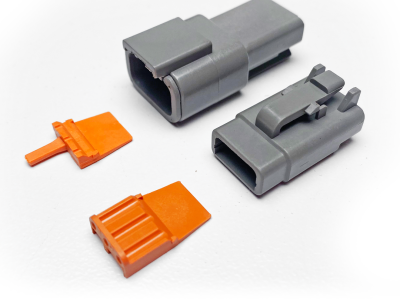 3-Pin Deutsch DTM Connectors & Pins